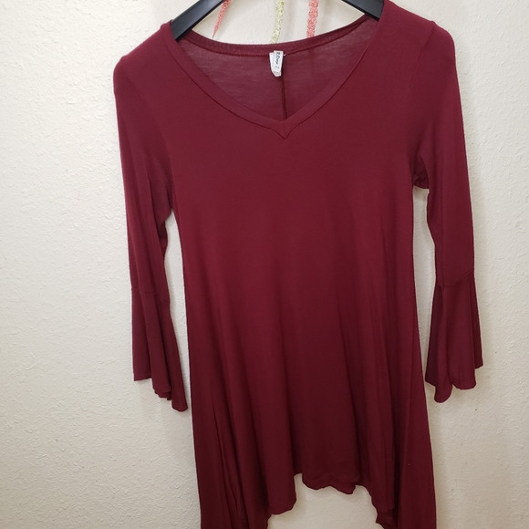 R.rouge Bell Sleeve Top/Dress - Picture 1 of 4